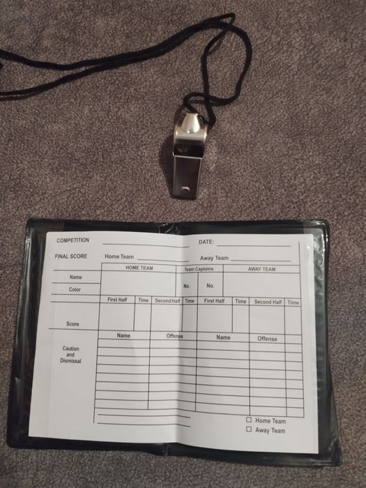 Суддівські карточки з футболу/карточки арбітра