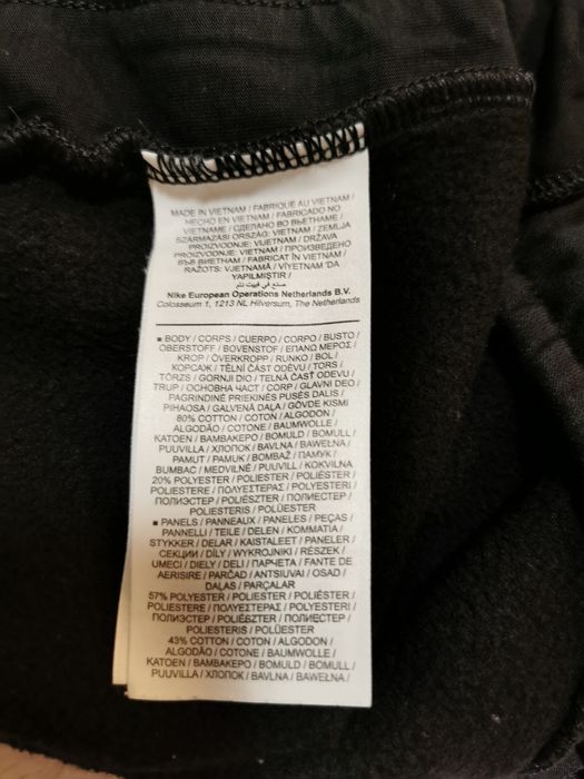 Czarne damskie spodnie dresowe Nike XS