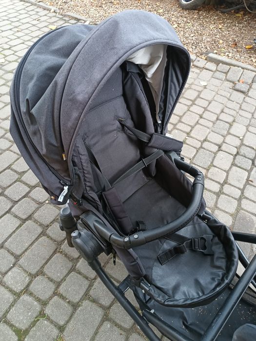 Wózek podwójny Bebetto 42 bliźniaczy rok po roku