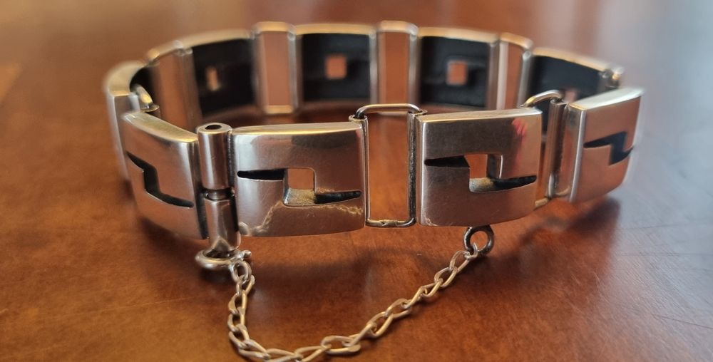 Srebrna bransoletka vintage 925