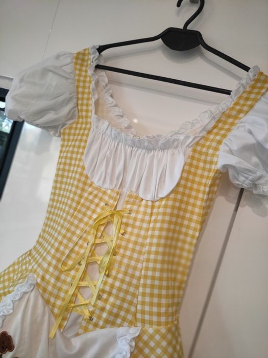 Sukienka baby Dolls goldilocks kostium strój halloween przebranie