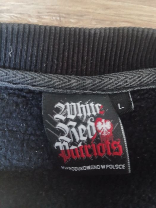 Bluza patriotyczna white red patriots odziez uliczna r. L