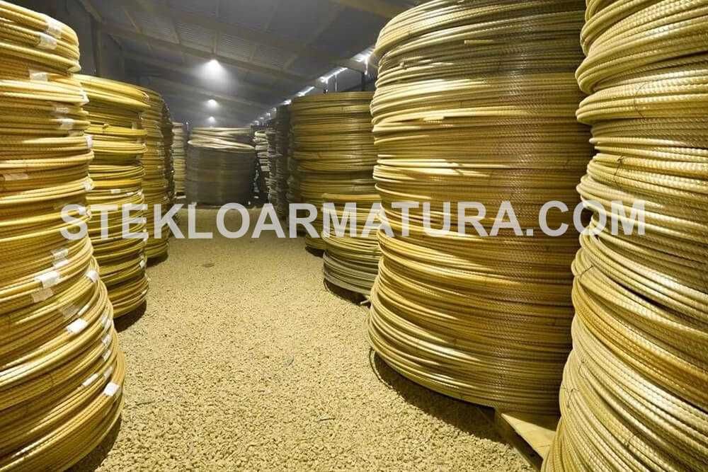 10мм Композитная арматура с песком в бетон, зеленая для теплиц Ф4-12