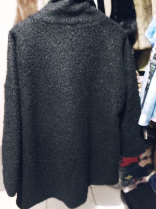 Kurtka damska czarna bukla zamek 3XL