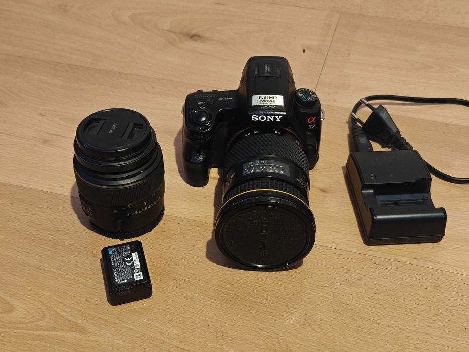 Sony A37 | Niski przebieg 18tyś. | Jasny obiektyw Tokina f/2.8 + 18-5