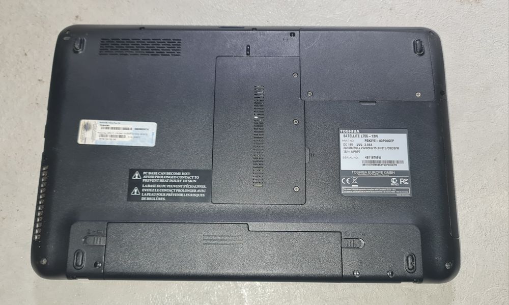 Toshiba satellite L750/L755