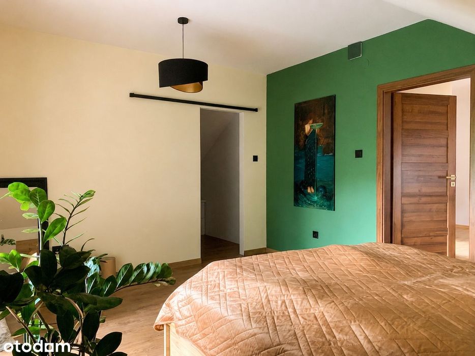Dom pod Dęblinem | ogrodzona działka 2418 m² | dwustanowiskowy garaż