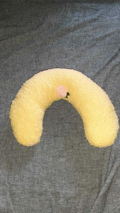 Almofada amarela de suporte para animais  NOVA