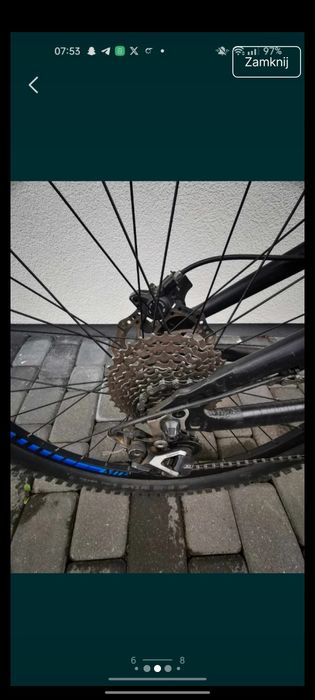 Rower dortmoor street fighter przemalowany na czarny mat