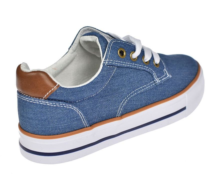 Trampki jeansowe LH124 sneakersy tenisówki lekkie rozmiar: 39