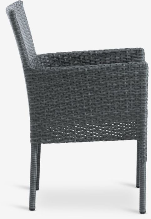 NOWE krzesło ogrodowe z technoratanu szare