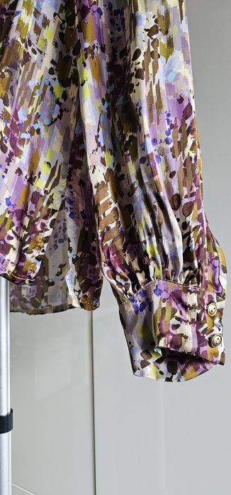 Połyskująca bluzka jedwab wiskoza M 38