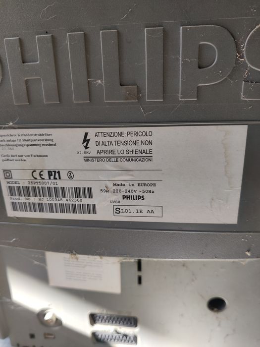 Телевізор. Fjlips..діагональ 62см. повністю робочий.ДУ.пульт робочий.