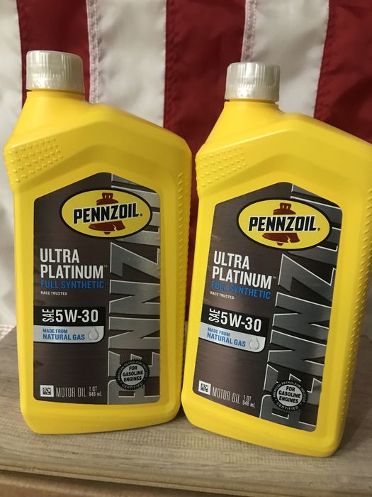 Мастило PENNZOIL  PLATINUM, та ULTRA , 5W20 5W30 0W20 0W40 ,5 кварт .