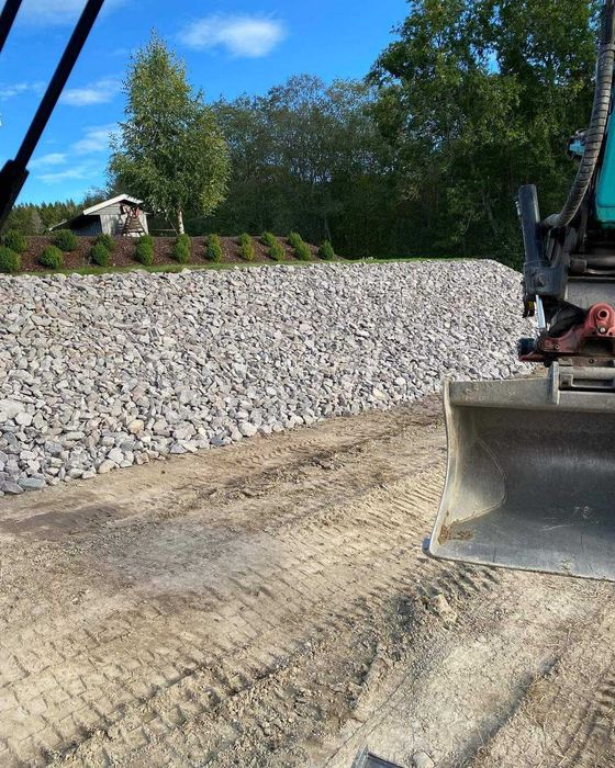 Wykopy ,Roboty Ziemne ,Koparka z rototilt