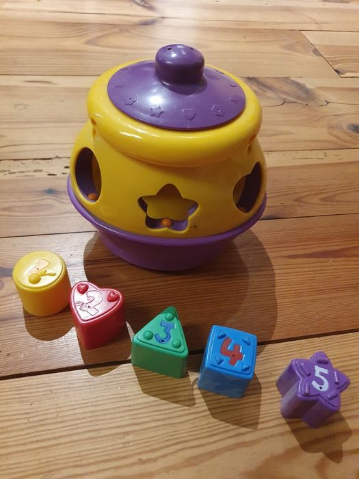 Fisher-Price, Garnuszek na klocuszek, zabawka edukacyjna