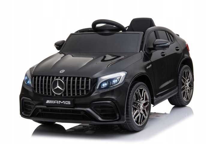 Auto na Akumulator Mercedes GLC 63S Czarny LEAN CARS Samochód na Pilot dla Dzieci Dziecka Zabawka Pojazd Idealny pod Prezent lepsze od Rower Hulajnoga