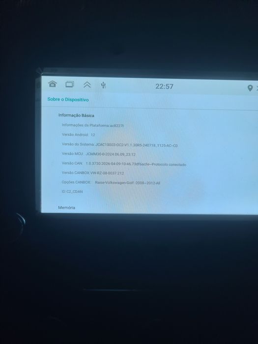 Radio android usado