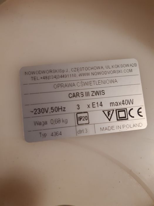 Lampa dziecięca auta