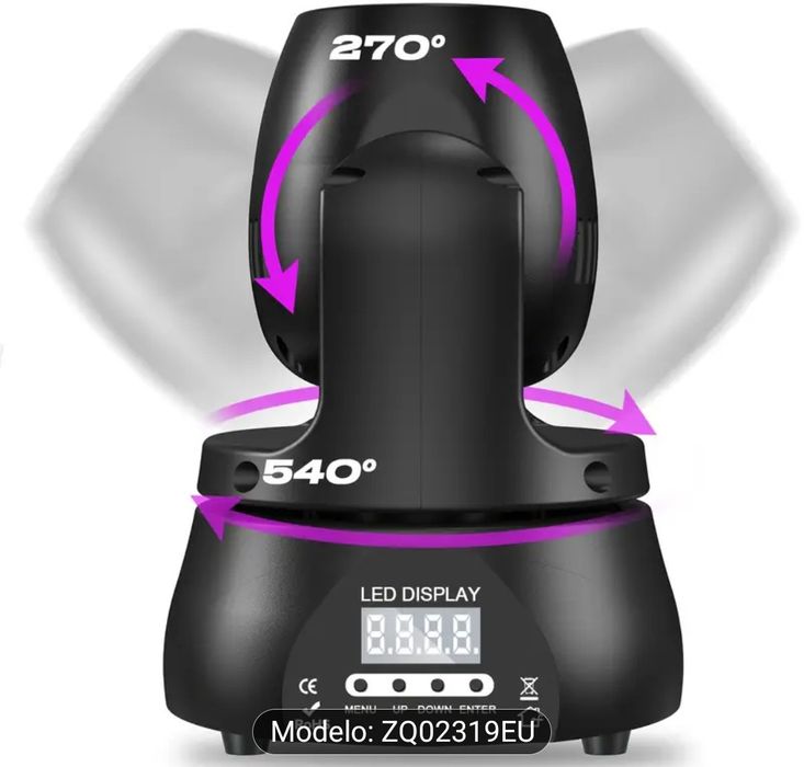 Luz de palco rob inteligente