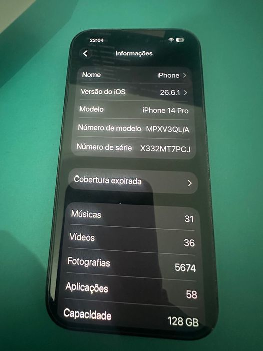 iPhone 14 Pro como novo em Caixa