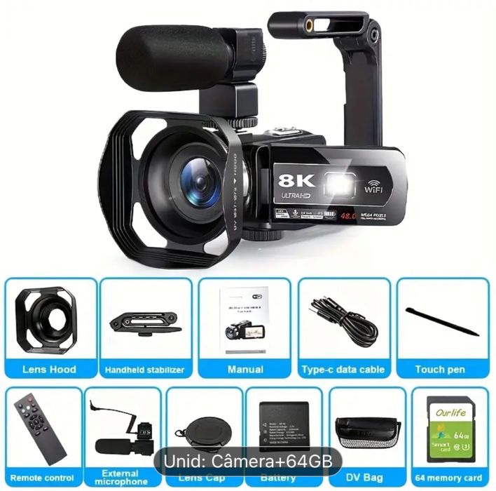 Câmara de Filmar 8K