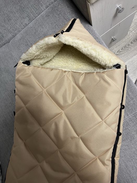 Зимовий конверт у візочок-люльку