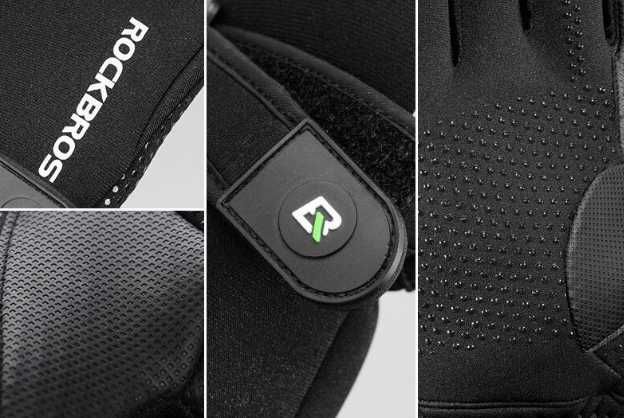 Спортивные перчатки RockBros S074 непромокаемые велоперчатки