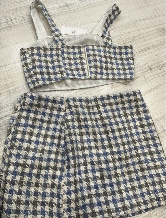 Жіночий костюм, твідовий костюм , костюм юбка та топ, жіночий костюм л