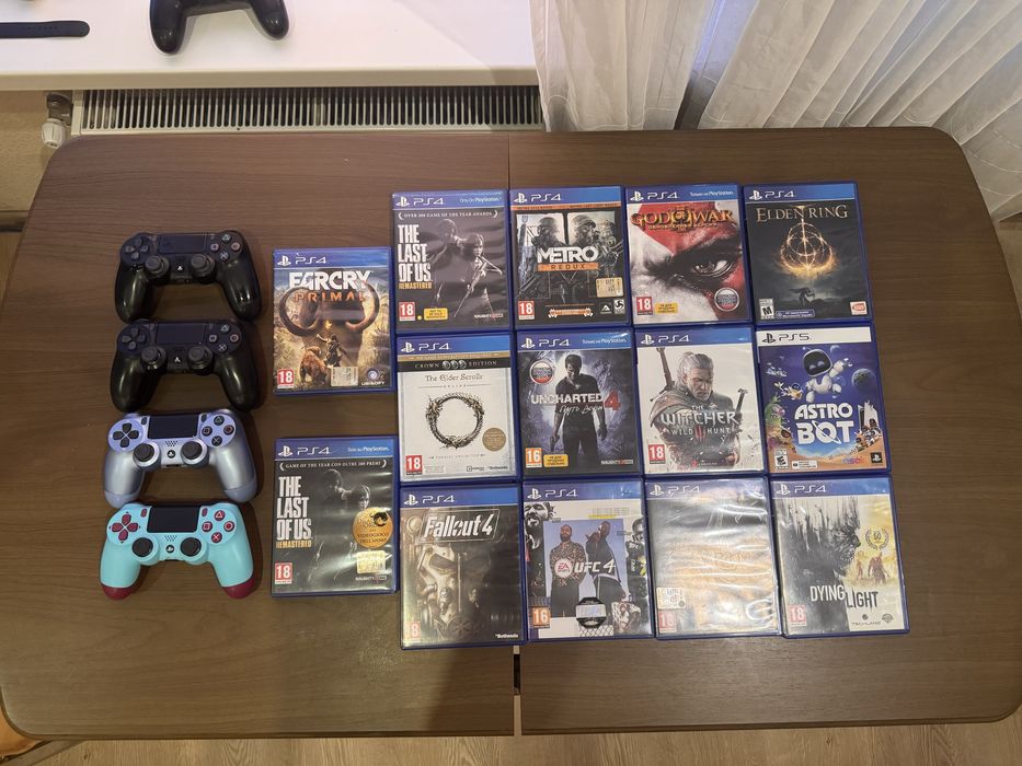 Ps 4 slim 500gb dualshok disk