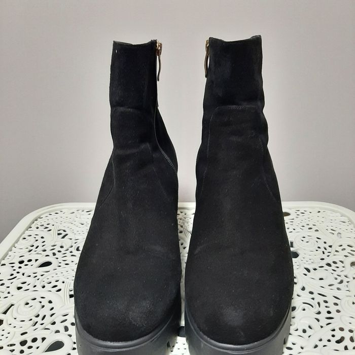 Ботінки замшеві на цегейці