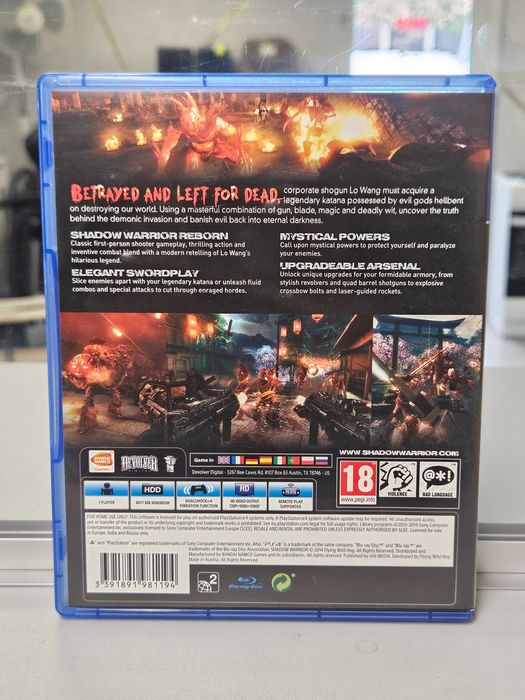 Gra na PS4 - Shadow Warrior - Wersja po POLSKU