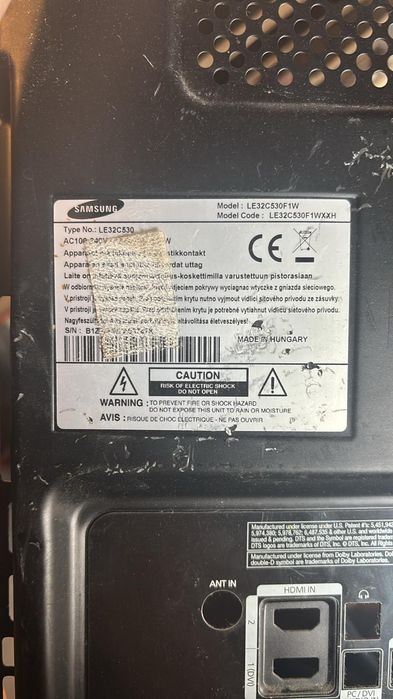 Podstawa noga stopa plus śruby TV Samsung LE32C530