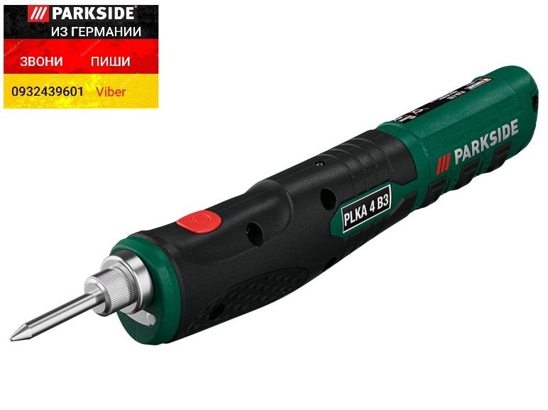 Аккумуляторный паяльник из ГЕРМАНИИ. Parkside PLKA 4 B3