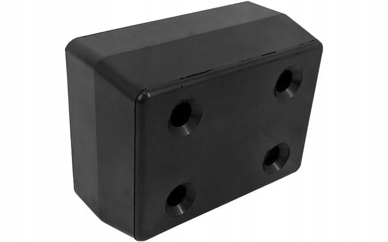 odbój odbojnik gumowy 165x125x75 4 otwory z metalowymi tulejami