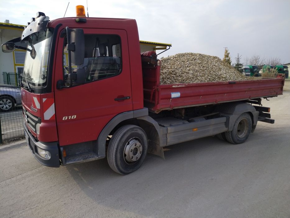 Kruszywo kamień z transportem mała i duża wywrotka