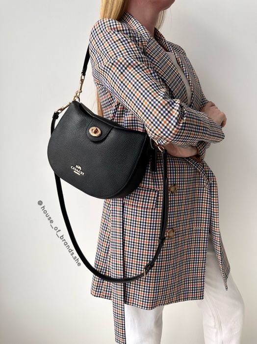 COACH Ella Hobo Bag жіноча шкіряна сумка женская сумочка коуч коач