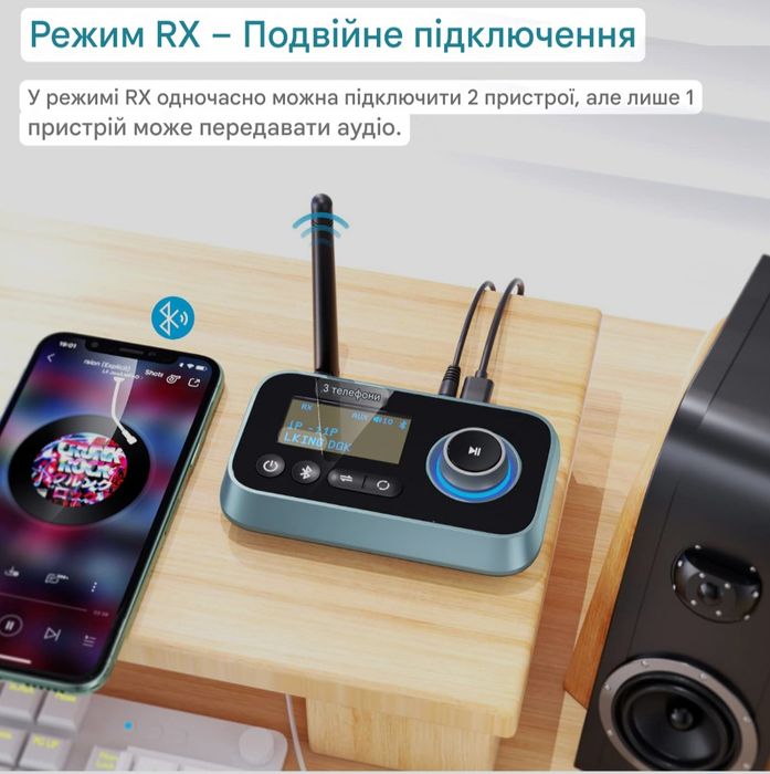 SOOMFON Bluetooth-передавач.