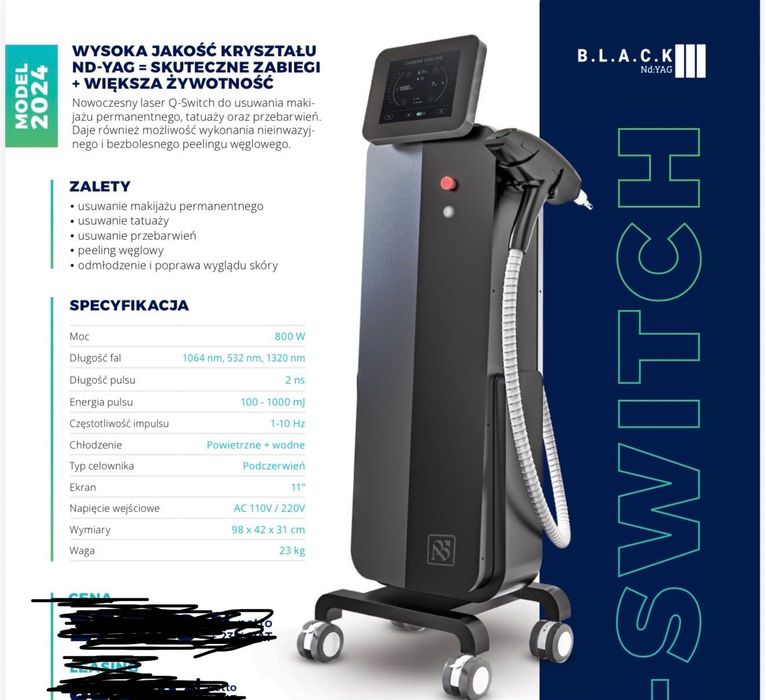 Laser Q Switch - Jak nowy- sprzedam pilnie