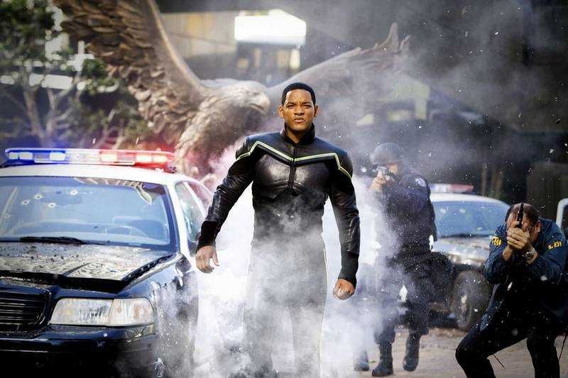 HANCOCK (Peter Berg) Will Smith / Charlize Theron / Jason Bateman