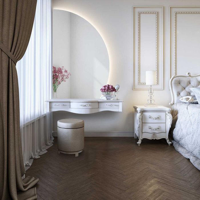 Lustro łazienkowe HELENA LED ze Ściętym dołem 80X160 cm - ALFARAM