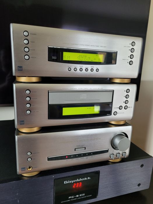 MINI Wieża DUAL MINI 2000 wzmacniacz + tuner + CD