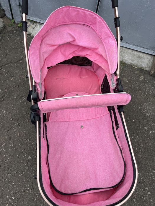 Коляска 2в1 для девочки