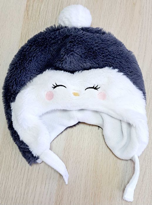 Czapka dziecięca "Pingwinek" rozm. 86-98 (12-36 ms-cy)