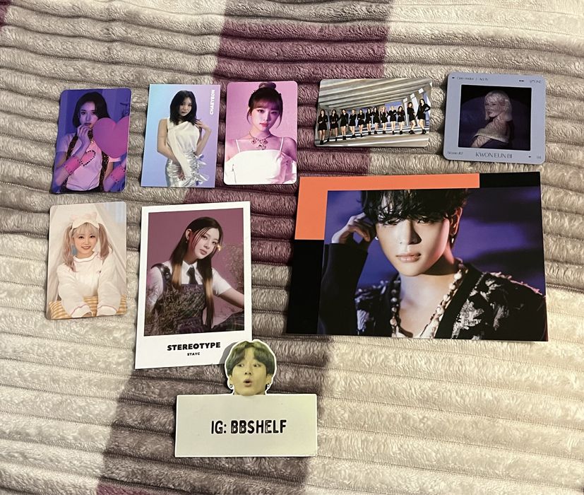 НАБОР официальных кпоп карточек