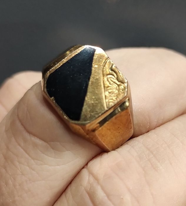 Sygnet męski tombak