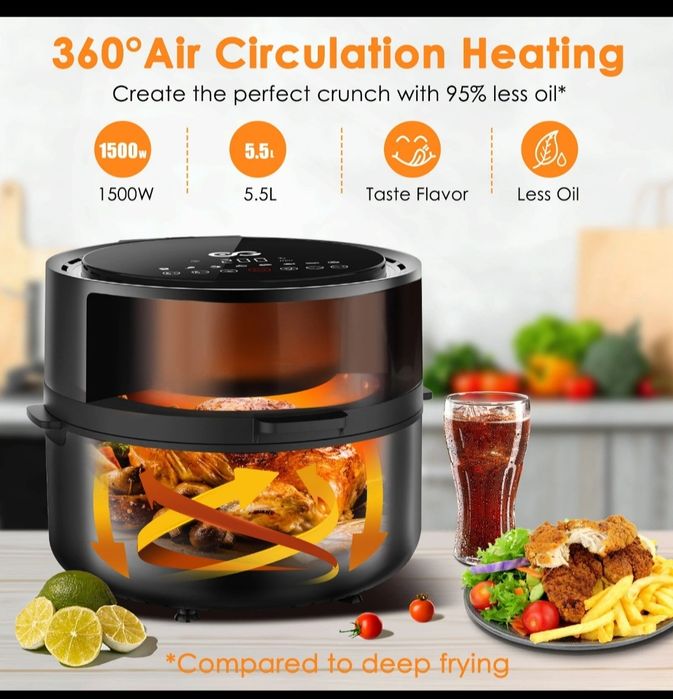 Air fryer ELEGIANT EGH-AF400 5,5L 1500W