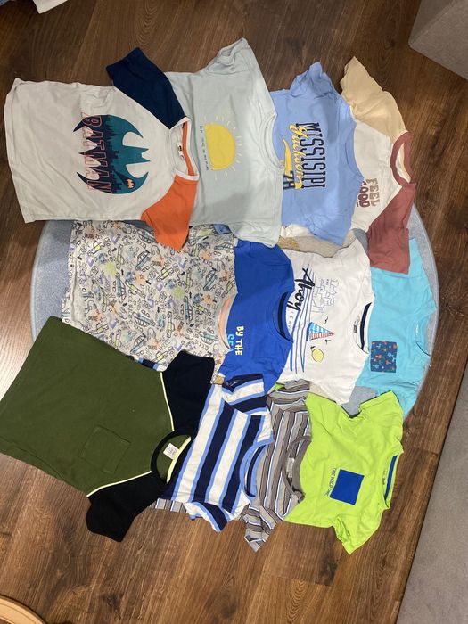 T-shirt 104 chłopiec 12 sztuk
