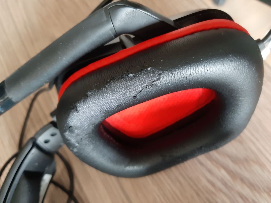 Słuchawki logitech g332 gamingowe gry komputer duże gra