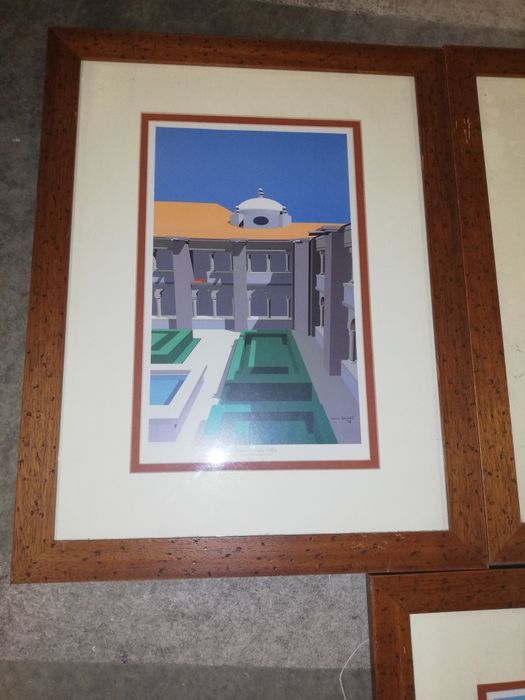 Quadros cidade de Faro em 3D pintado por José Branco